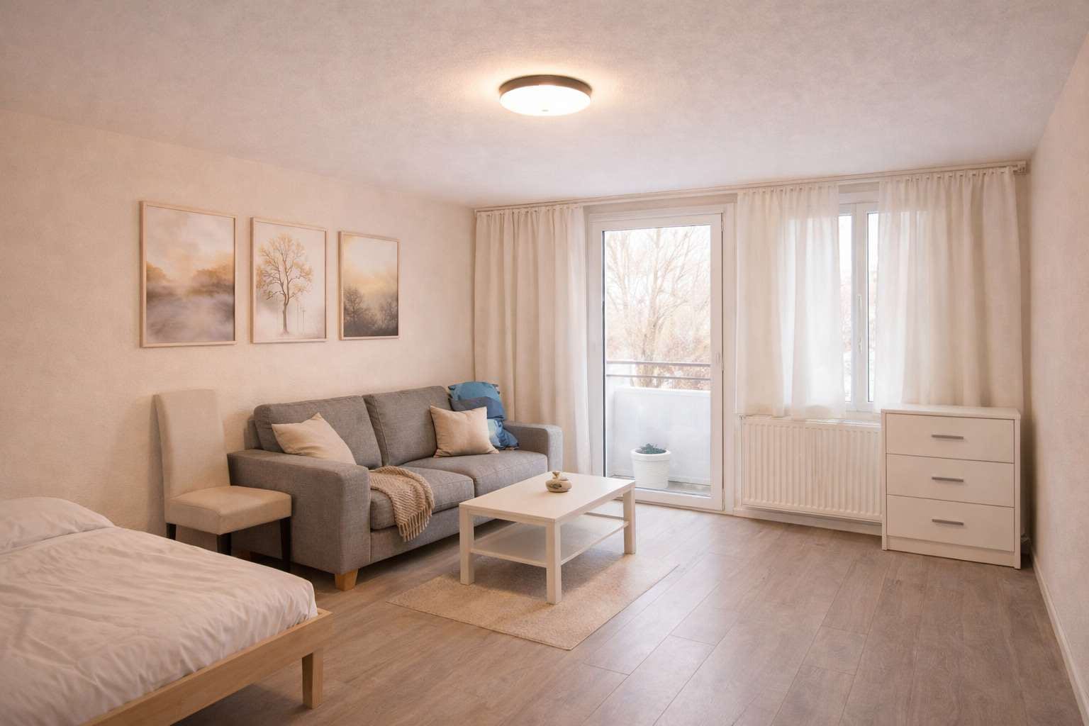 Sicheres Investment im Frankfurter Speckgürtel: Renditestarkes 1-Zimmer-Apartment in Top-Infrastruktur