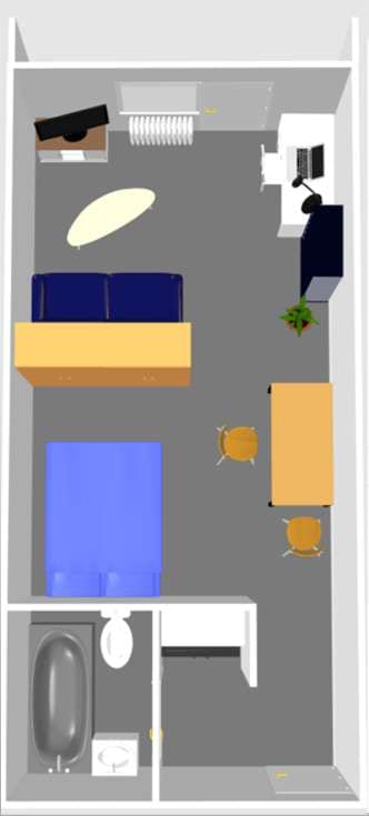 Sicheres Investment im Frankfurter Speckgürtel Renditestarkes 1-Zimmer-Apartment in Top-Infrastruktur