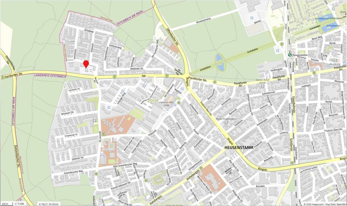 Sicheres Investment im Frankfurter Speckgürtel Renditestarkes 1-Zimmer-Apartment in Top-Infrastruktur